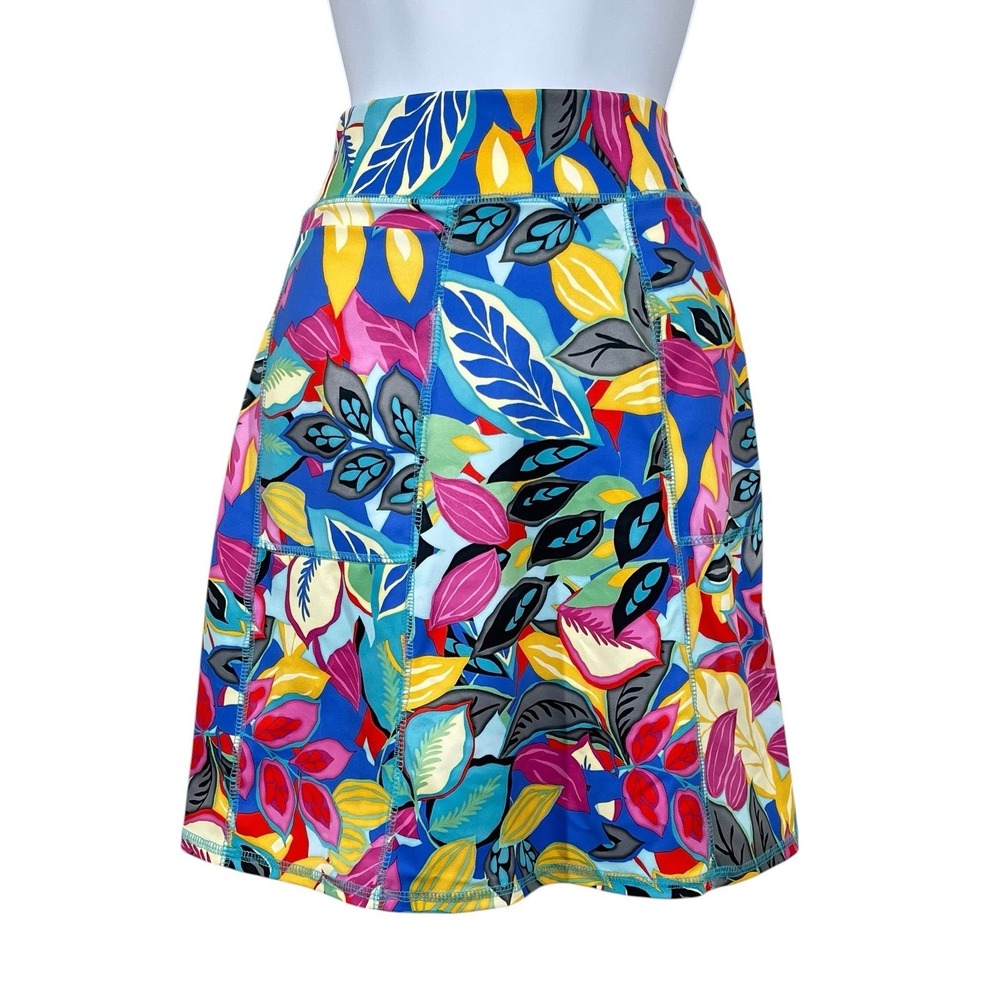 BANDI‎ Freestyle Performance Skirt Tropicana Print Womens XS Pockets UPF Sporty